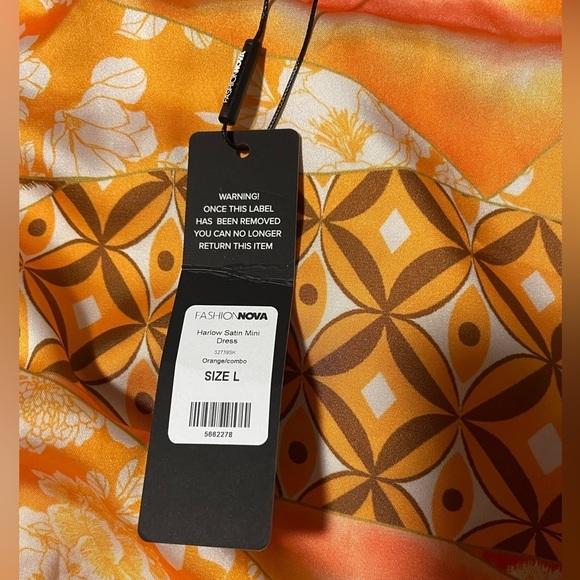 Fashion Nova Harlow Satin Mini Dress NWT - Picture 7 of 7